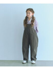 【SALE／40%OFF】UNITED ARROWS green label relaxing バレル サロペット / キッズ 120cm-160cm ユナイテッドアローズ グリーンレーベルリラクシング ワンピース・ドレス その他のワンピース・ドレス グレー ブラウン【RBA_E】