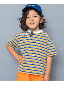 BREEZE WEB限定 ボーダー&無地ベーシックTシャツ エフオーオンラインストア トップス カットソー・Tシャツ イエロー ブルー ピンク ホワイト グリーン グレー ブラック ベージュ