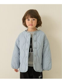 b・ROOM 【組み合わせ自由シリーズ】キルティングジャケット ナルミヤオンライン ジャケット・アウター ブルゾン・ジャンパー ホワイト ブルー カーキグリーン