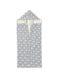 SENSE OF WONDER 【オーガニック】ジャカード4WAYオクルミ ナルミヤオンライン マタニティウェア・ベビー用品 おくるみ ネイビー ブルー【送料無料】