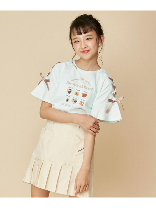 楽天市場】【SALE／30%OFF】JENNI love 肩レースアップスイーツTシャツ  