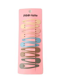 【SALE／20%OFF】PINK-latte スリーピン10本セット ピンク ラテ ヘアアクセサリー その他のヘアアクセサリー ホワイト【RBA_E】