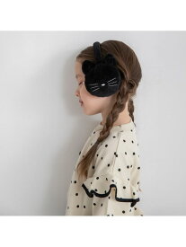 branshes ねこみみ耳あて ブランシェス 福袋・ギフト・その他 その他 ブラック グレー