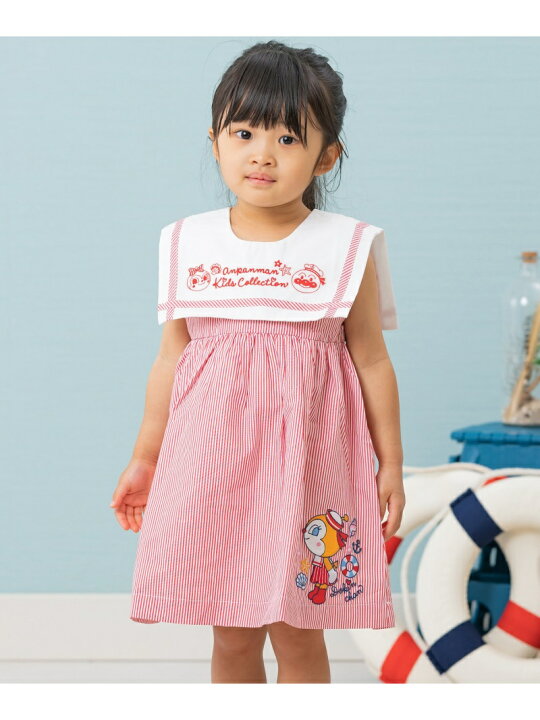 【SALE/30%OFF】ANPANMAN KIDS COLLECTION APKC/(K)ドキンちゃんセーラーワンピース アンパンマン キッズコレクション ワンピース・ドレス その他のワンピース・ドレス レッド【RBA_E】【送料無料】 Rakuten Fashion Kids Kid Collection キッズコレクション ドレス