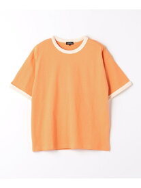 【SALE／60%OFF】UNITED ARROWS green label relaxing TJ 天竺 リンガー Tシャツ 140cm-160cm ユナイテッドアローズ アウトレット トップス カットソー・Tシャツ ホワイト オレンジ グリーン グレー【RBA_E】