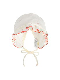 【SALE／30%OFF】moimoln キャンディボンネット帽 モイモルン マタニティウェア・ベビー用品 ベビー帽子 ホワイト【RBA_E】
