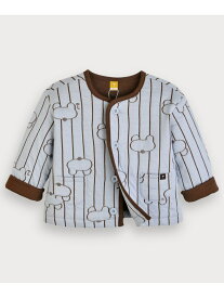 moimoln 【SOFT&】ベアキルティング長袖カーディガン モイモルン トップス カーディガン ホワイト ピンク ブルー【送料無料】