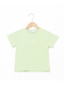 petit main 【Reebok】ロゴ半袖プルオーバー ナルミヤオンライン トップス カットソー・Tシャツ グリーン グレー ピンク ホワイト