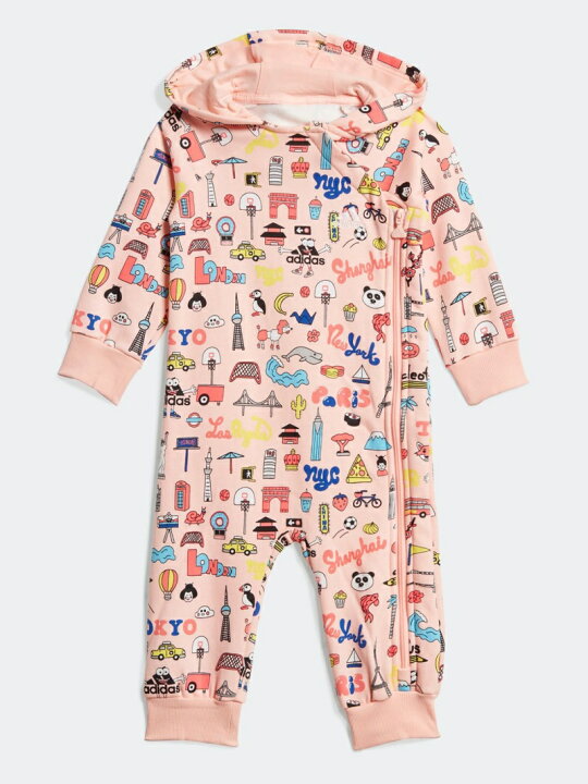楽天市場 Sale 30 Off Adidas Sports Performance クレオファス ロンパース Cleofus Onesie アディダス ベビー服 キッズ 子供用 アディダス マタニティー ベビー ロンパース カバーオール オレンジ グレー Rba E Rakuten Fashion Kids