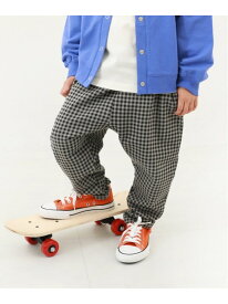 devirock プリント サルエル スウェットパンツ ボトムス ロングパンツ デビロック パンツ ジャージ・スウェットパンツ ブラウン イエロー