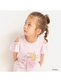 【SALE／20%OFF】branshes 【DisneyCollection/ディズニーコレクション】肩あき半袖Tシャツ ブランシェス トップス カットソー・Tシャツ ホワイト パープル ブルー【RBA_E】