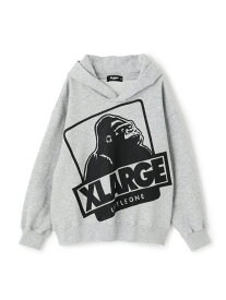 XLARGE KIDS ビッグOGパーカー ナルミヤオンライン トップス パーカー・フーディー グレー【送料無料】