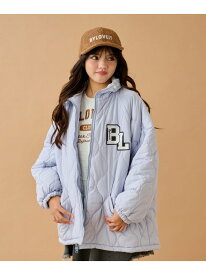 by LOVEiT モンスターキルティングコート ナルミヤオンライン ジャケット・アウター ブルゾン・ジャンパー ブルー ホワイト【送料無料】