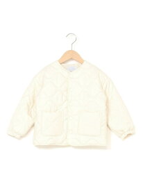 【SALE／50%OFF】OCEAN&GROUND OCEAN&GROUND/(K)インサレーションキルトジャケット オーシャンアンドグラウンド ジャケット・アウター ノーカラージャケット カーキ ホワイト ブラック ベージュ【RBA_E】