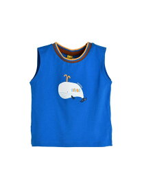 【SALE／30%OFF】moimoln ウェイルノースリーブ モイモルン トップス カットソー・Tシャツ ホワイト ブルー【RBA_E】