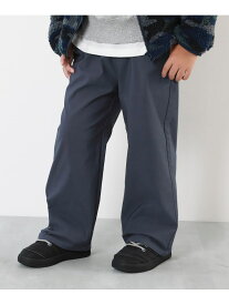 【SALE／25%OFF】devirock ツイル 裏起毛 ワイドストレートパンツ ボトムス ロングパンツ デビロック パンツ その他のパンツ ブラック ホワイト ネイビー【RBA_E】