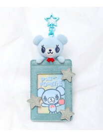 pom ponette junior ぴょこんとミントくんキラキラカードケース ナルミヤオンライン ファッション雑貨 その他のファッション雑貨 ブルー【送料無料】