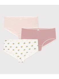 【SALE／10%OFF】PETIT BATEAU ボクサーショーツ3枚組 プチバトー インナー・ルームウェア ショーツ【RBA_E】【送料無料】