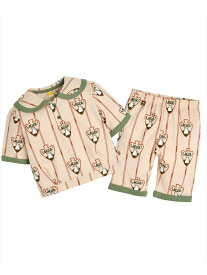 【SALE／30%OFF】moimoln 【セットアップ】ミルクロバーテープライン7分丈トップス&パンツ モイモルン トップス カットソー・Tシャツ ベージュ【RBA_E】