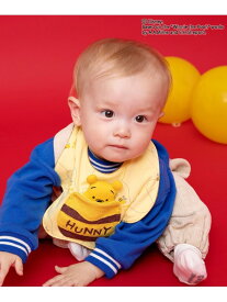 BREEZE ディズニーキャラクター くまのプーさん/ラトル付きスタイ エフオーオンラインストア マタニティウェア・ベビー用品 スタイ・よだれかけ イエロー