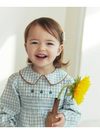 【SALE／30%OFF】moimoln ブルーチェックワンピース モイモルン ワンピース・ドレス ワンピース ブルー【RBA_E】【送料無料】