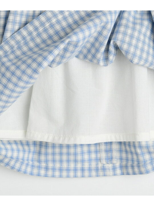 楽天市場】【SALE／50%OFF】moimoln ブルーチェックワンピース 
