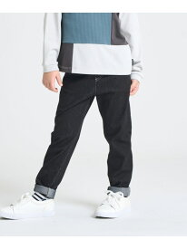 COMME CA ISM デニムライク のびのびパンツ コムサイズム パンツ その他のパンツ ブラック