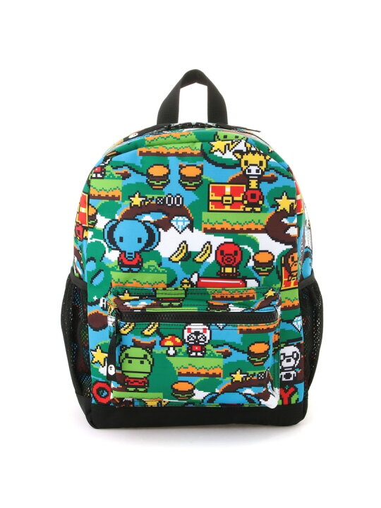楽天市場】A BATHING APE BABY MILO GAME PATTERN DAYPACK ア 