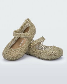 【SALE／30%OFF】melissa MINI MELISSA CAMPANA PAPEL BB メリッサ シューズ・靴 バレエシューズ ピンク ゴールド ブラック【送料無料】