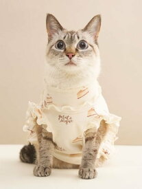 【SALE／30%OFF】GELATO PIQUE CAT&DOG 【CAT&DOG】オータムケーキ柄プルオーバー ジェラートピケ ペット用品 ペットウェア・ペット服 レッド