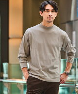 UNITED ARROWS green label relaxing 【WEB限定】JUST fit デイリーモック 長袖 Tシャツ -吸水速乾・抗菌…