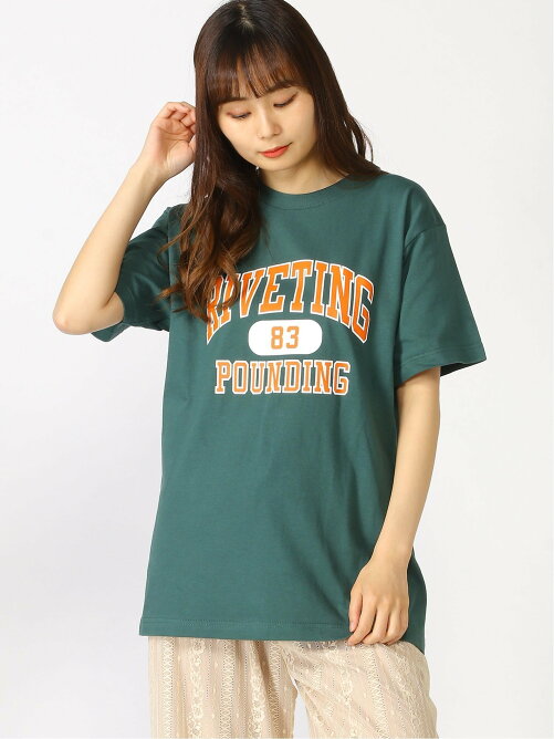 Wego Wego L カレッジロゴプリントtシャツ2 Rakuten Fashion 楽天ファッション 旧楽天ブランドアベニュー Cx8001