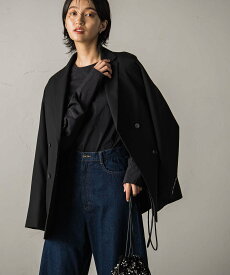 【SALE／50%OFF】MAYSON GREY ダブルブレストジャケット≪セットアップ対応≫ メイソングレイ ジャケット・アウター テーラードジャケット・ブレザー グレー ブラック【送料無料】