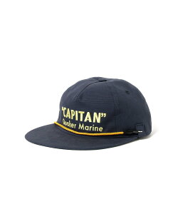 BEAMS PLUS �y�ʒ��zQuaker Marine Supply Co. / Capitan Whale Watcher �r�[���X ���� �X�q ���̑��̖X�q �z���C�g �l�C�r�[�y���������z