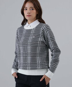 �ySALE�^30%OFF�zSt ANDREWS 14G�z�[�X�r�b�g�`�F�b�N�W���K�[�h�v���I�[�o�[�j�b�g (WOMENS) �Z���g�A���h�����[�X �g�b�v�X �j�b�g �z���C�g �x�[�W���y���������z