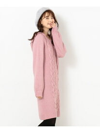 【SALE／50%OFF】Feroux 【洗える!】フェイクパールフラッフィーワンピース フェルゥ ワンピース・ドレス ワンピース ピンク ホワイト グレー【送料無料】