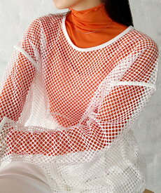 【SALE／43%OFF】CLEA 【ベストセラー/全20色展開】メロウハイネックシアーインナートップス アウトフィッターラボ トップス カットソー・Tシャツ ブラウン ブルー パープル グリーン ピンク ホワイト レッド ブラック オレンジ ネイビー ベージュ カーキグリーン イエロー