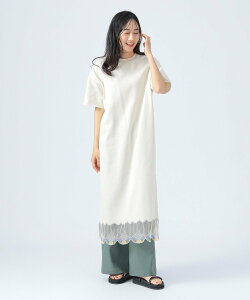 BEAMS HEART WOMEN �� �X�J�� ���[�X �����s�[�X �r�[���X �n�[�g �����s�[�X�E�h���X ���̑��̃����s�[�X�E�h���X �u���b�N �z���C�g �O���[���y���������z