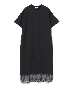 BEAMS HEART WOMEN �� �X�J�� ���[�X �����s�[�X �r�[���X �n�[�g �����s�[�X�E�h���X ���̑��̃����s�[�X�E�h���X �u���b�N �z���C�g �O���[���y���������z