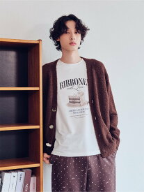 【SALE／20%OFF】SNIDEL HOME 【メンズ】ケーキモチーフロングTシャツ スナイデルホーム トップス その他のトップス【送料無料】