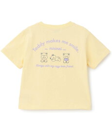 MINIMAL 【綿100】プチプラグラフィックアソート半袖Tシャツ ナルミヤオンライン トップス カットソー・Tシャツ ホワイト ブルー パープル
