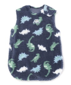 SLAP SLIP BABY 総柄モチーフパッチボアスリーパーベビー ベベ オンライン ストア マタニティウェア・ベビー用品 ベビートップス ネイビー ホワイト【送料無料】