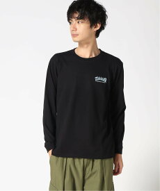 【SALE／20%OFF】THRASHER THRASHER/(U)FIRE LOGO LS TEE 長袖Tシャツ スラッシャー　バイ　リフルページ トップス カットソー・Tシャツ ホワイト ブラック【送料無料】