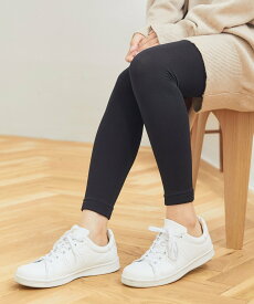 cross marche 【温活本舗】裏シャギーレギンス クロスマルシェ 靴下・レッグウェア レギンス・スパッツ ブラック