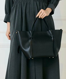 FAVORITE SUKINAMONO ポーチ付き2wayトートバッグ《MARCO BIANCHINI》 イネド バッグ ハンドバッグ ブラック ブラウン【送料無料】