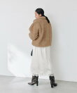 スタンドZIPボアブルゾン