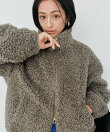 スタンドZIPボアブルゾン