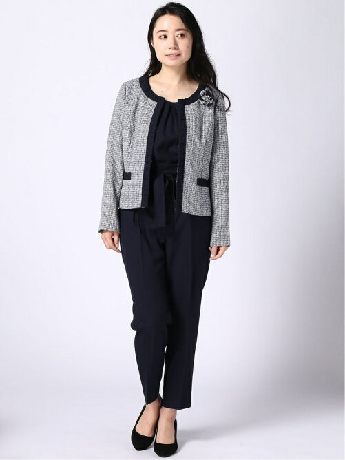Geera スタイリッシュノーカラー4点スーツ Rakuten Fashion 楽天ファッション 旧楽天ブランドアベニュー Aj3004
