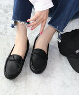 【SALE／30%OFF】Fin シュリンクフェイクレザーモカシン フィン シューズ・靴 モカシン・デッキシューズ …