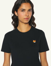 Maison Kitsune Maison Kitsune/(W)FOX HEAD REGULAR TEE-SHIRT メゾン キツネ トップス カットソー・Tシャツ ホワイト ブラック ネイビー【送料無料】